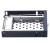 Import Unestech  2.5&quot;SATA Tray-less Hard Drive Case to 3.5&quot;Floppy Drive Bay SSD HDD Mobile Rack with key lock from China