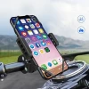 Universal Anti-shake Bike Handlebar Cell Mobile Phone Mount Holder H104+C100-1