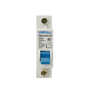 USFULL manufacturer mcb mini circuit breakers 32A 40A 63A mcb electrical equipment supplies 230/400V