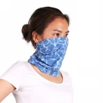 UV UPF 50+ Custom Dust Protective Neck Gaiter Headwear Sun Wind Fishing Face Bandana Shield
