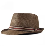 Vintage British Jazz Hat Beach Outdoor Fedora Hats Women
