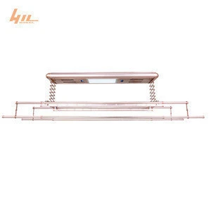 Wall Mounted Aluminum Remote Control Electric Clothes Rack Drying Malaysia