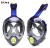 Import Water sports equipment Bona diving mask full face snorkel mask Adult kids h2o ninja snorkel mask for go pro camera from China
