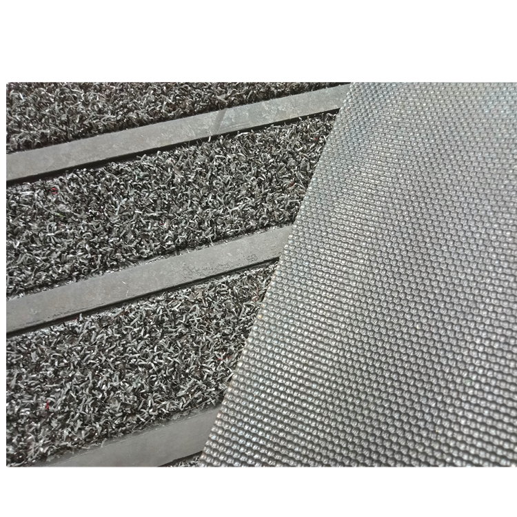 Waterproof anti slip polypropylene rubber backing flooring mat