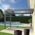 Import Waterproof Motorised Electric Pergola System Gazebo With Louvered Roof from China