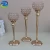 Import Wedding decoration table centerpieces metal crystal candle holder from China