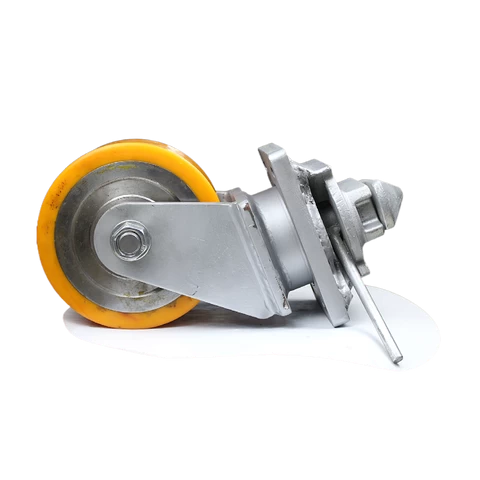 Weihang 8*4  inch  ISO shipping container double locked caster wheels heavy duty 5 ton industrial caster wheel