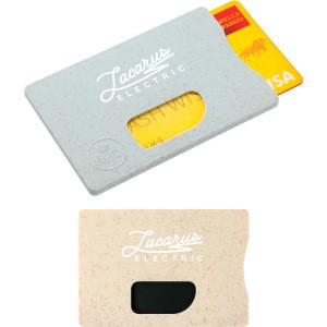 Wheat Straw RFID Card holder with your logo