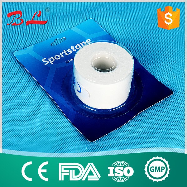 White Color Cotton Sports Tape Muscle Sport Tape