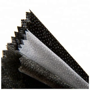 wholesale 100% polyester non woven fusing interlining for shirt collar