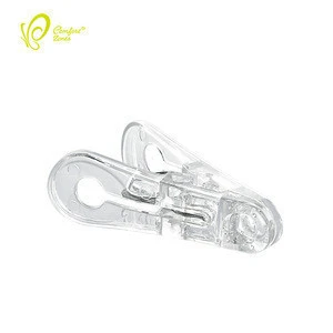 Wholesale 12 PCS Set Plastic Clear Clothes Clips Clamp Practical Nice Strong Clothes Pegs