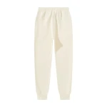 Wholesale 450 GSM Cotton Fleece Embroider Sweatpants Drawstring Waist Sweatpants