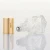 Import wholesale 5ml unique shape roll on glass bottle with  roller ball and gold screw cap from China