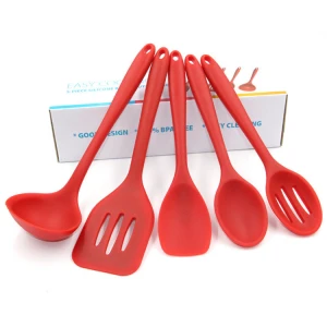 WholeSale And Small Order Kitchen Spatula 5 pieces Set Silicone Cooking Tool Sets