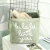 Import Wholesale Baby Diaper Large Canvas Storage Basket Kids Clothes English Letter Storage Basket With Handles from China