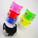 Wholesale Bike Accessories Silicone sleeve Led Light with batter Front Rear LED light Strobe Warning Wheel Bike Spoke Light