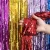Import Wholesale Birthday Wedding Tinsel Backdrop Metallic Foil Curtain Party Decoration from China