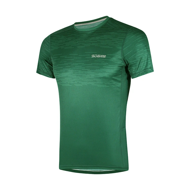 wholesale breathable short sleeve running jersey wear men apparel