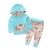 Wholesale Casual Cute Leopard Floral Print Toddler Outfits Baby Clothing Sets