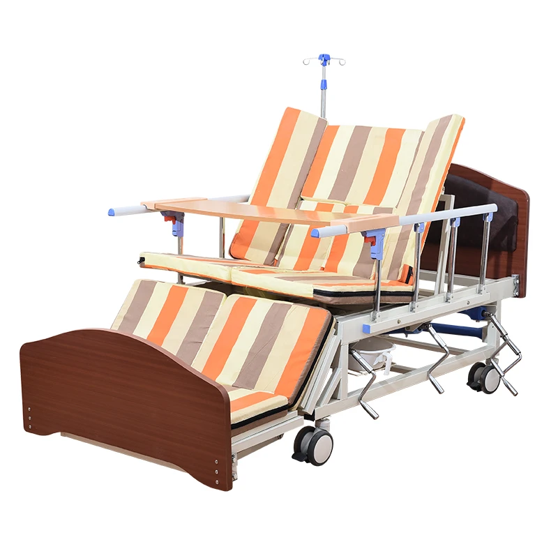 Wholesale Cheap Adjustable Medical Manual Hospital Bed Home care bed