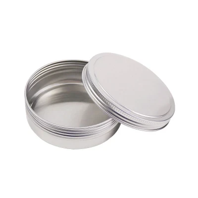 Wholesale Container Tin Can 5ml 10ml 15ml 30ml 50ml Round Silver Aluminum Jar
