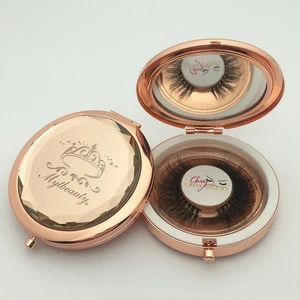 Wholesale Cosmetics Makeup Custom Eyelash Packaging Box Private Label Mink Premium Factory Bulk 3D Volume False Eyelash
