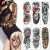 Import Wholesale Custom Mens Non-toxic Temporary Waterproof Body Cool Designs Arm Tattoo/ Tatoo Sticker from China