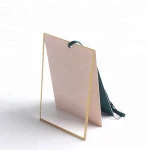 Wholesale Custom Screen Printed Name Logo PVC Vinyl Rounded Hanger Tag for Advertising board