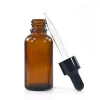 Wholesale e liquid 5ml 10ml 15ml 20ml 30ml 50ml 100ml clear amber essential oil glass dropper bottle with paper tube