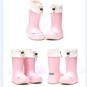 wholesale EVA rain boots kids with custom printing