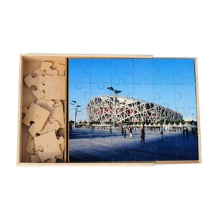 Wholesale Factory Custom OEM Printed Wooden Jigsaw Puzzle For kids