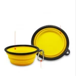 Wholesale Feeding Foldable Rubber Ring Slow Feed Personalized Custom Dog Bowl