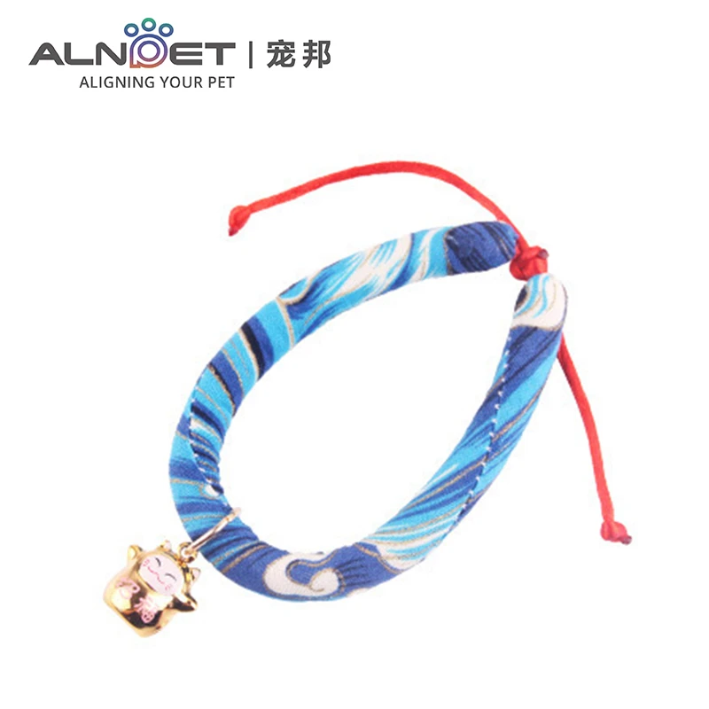 Wholesale handmade cute comfortable cat neck bell collar japanese style