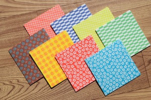 Wholesale Japanese style wrapping origami paper color craft crane