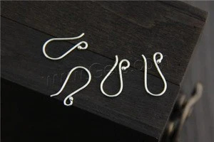 Wholesale jewelry 8x15.5mm hook 925 sterling silver earwire