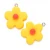 Import Wholesale Kawaii Cute Sweet Mixed Color resin flower Charms sunflower Charms DIY Earrings bracelet Jewelry Accessories from China