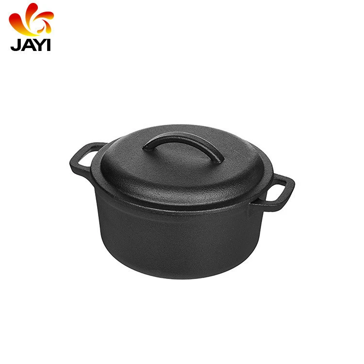 Wholesale Kitchen Tools Mini Oval Cast Iron Camp Dutch Oven For Camping Cookware