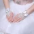 Import Wholesale Ladies Long Sexy Shiny Fingerless Bridal Lace Tulle Applique Wedding Gloves from China