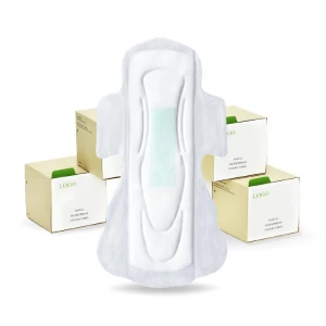 Wholesale lady care ultra slim sanitary napkins menstrual period organic herbal sanitary pad in private label