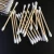 Import Wholesale market makeup liquid black cotton swab/bud with wooden handles from China