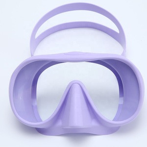 Wholesale Mini commercial frameless swimming antifog mask diving snorkel strap diving free diving mask scuba diving equipment