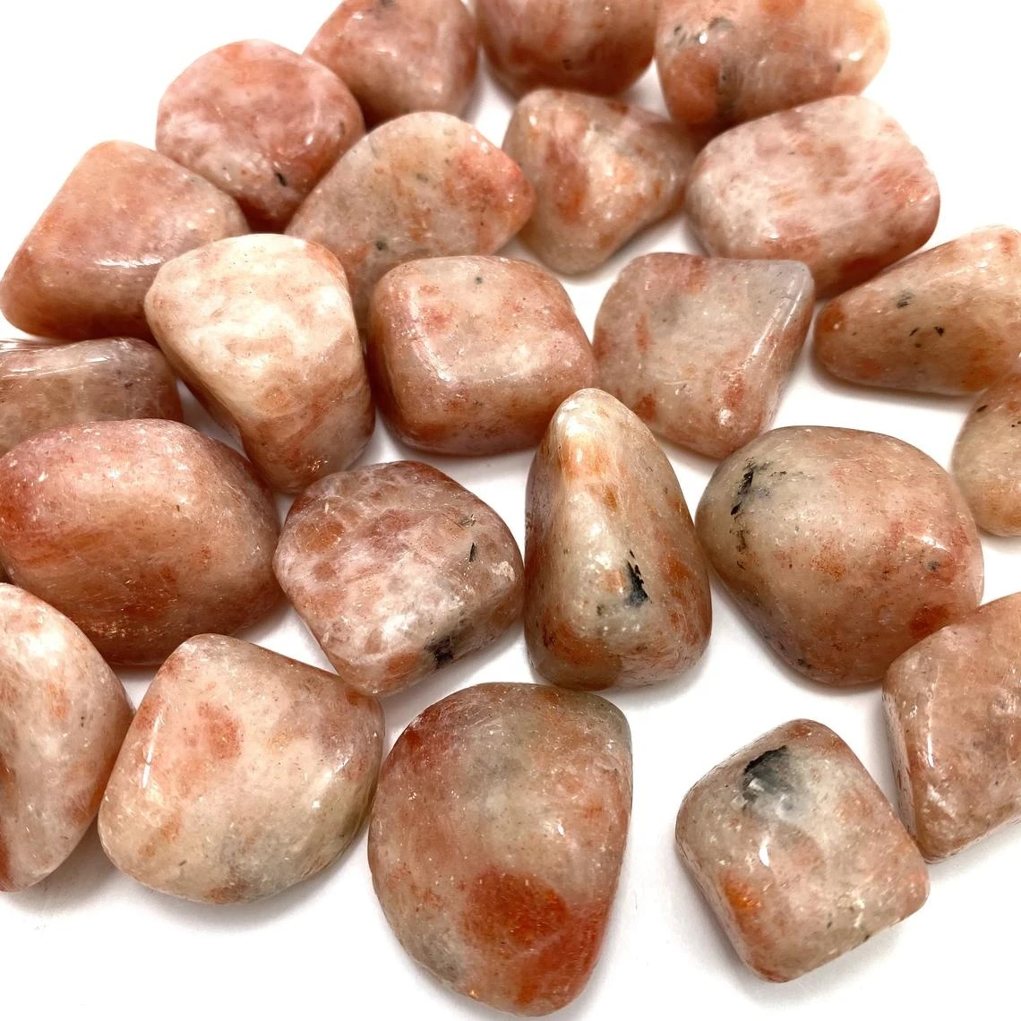 Wholesale Natural Sunstone Tumble and pebble stone