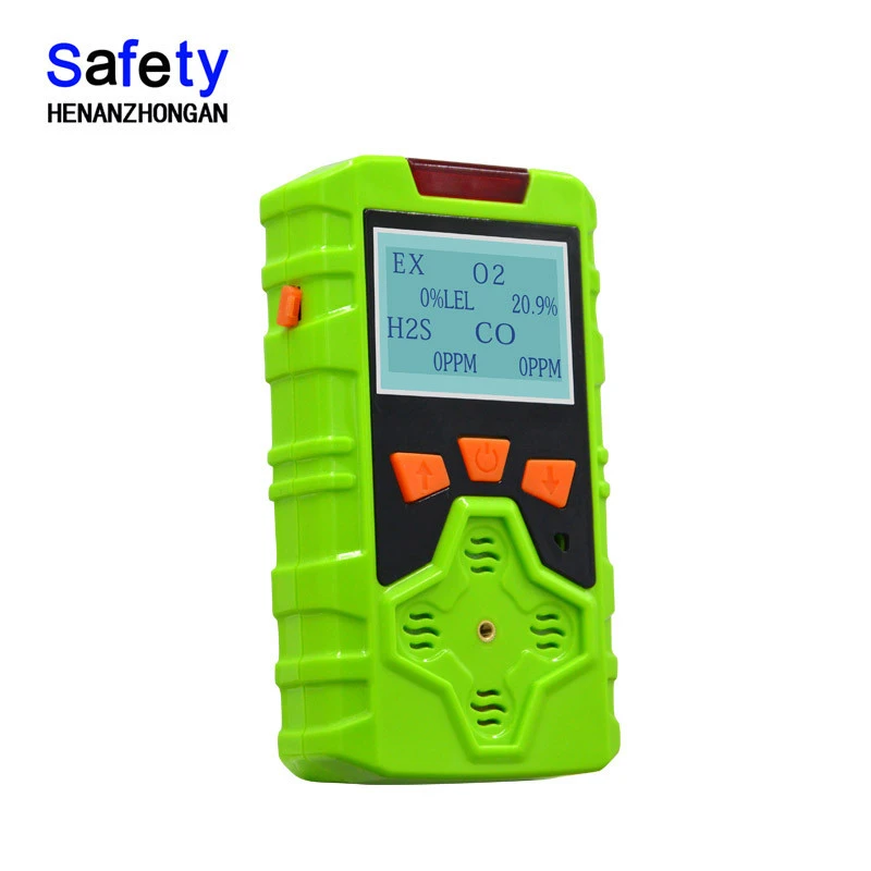 wholesale portable multi-parameter gas alarm detector, gas analyzer with protective cover
