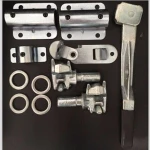 wholesale products container door lock parts in truck body parts reefer container door lock , dry van box double latch door lock