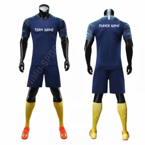 Wholesale Sports Team Uniform custom polyester soccer jersey set football jersey uniform youth soccer sports Club jersey set