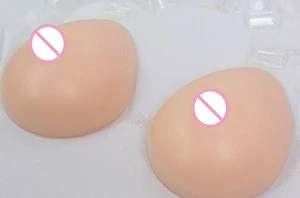 Wholesale Teardrop 800g/set High Quality New Artificial Self-Support False Breast SL-014 Natural Silicon Breast Forms with Strap