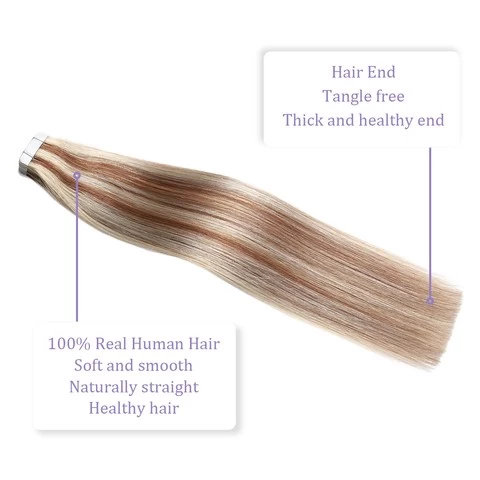 Wholesale top selling products double drawn raw hair hair extensions brazilian tape hair