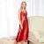 Import Wholesale Women Silk Nightgown Long Satin Nightgown from China