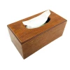 Willow Unfinished Wood Tissue Box with Open Lid for Arts, Crafts and Home Decor