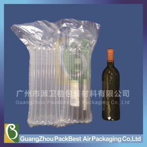 wine bottle dunnage air bag with handle